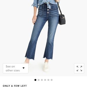 J crew point sur high waisted crop